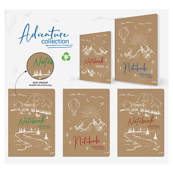 SVESKA A4 ADVENTURE COLLECTION